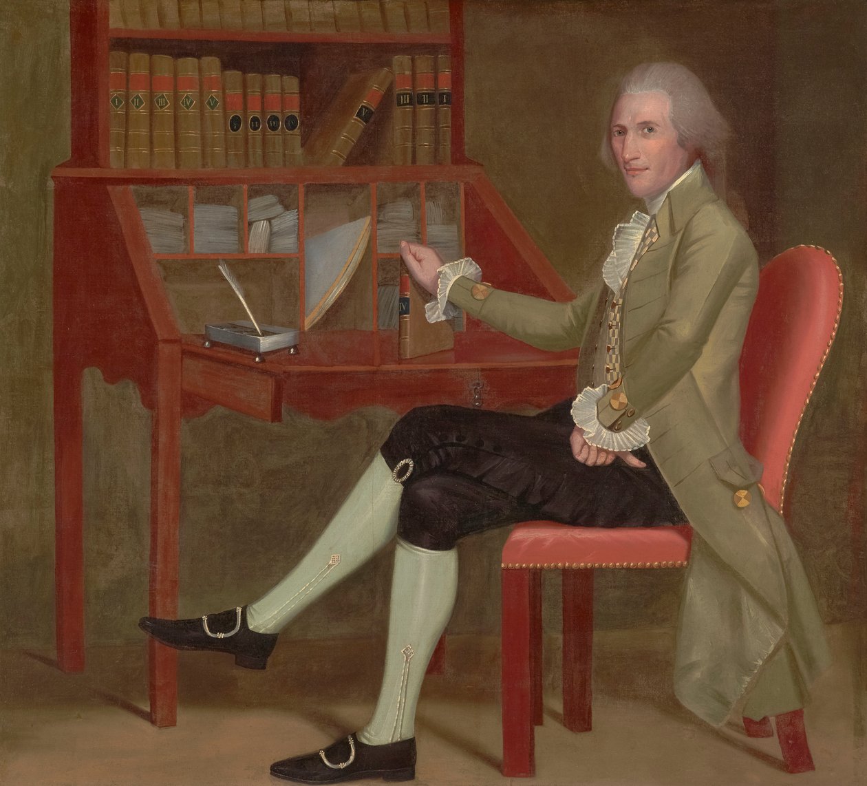 David Baldwinin muotokuva, 1790 tekijältä Ralph Earl