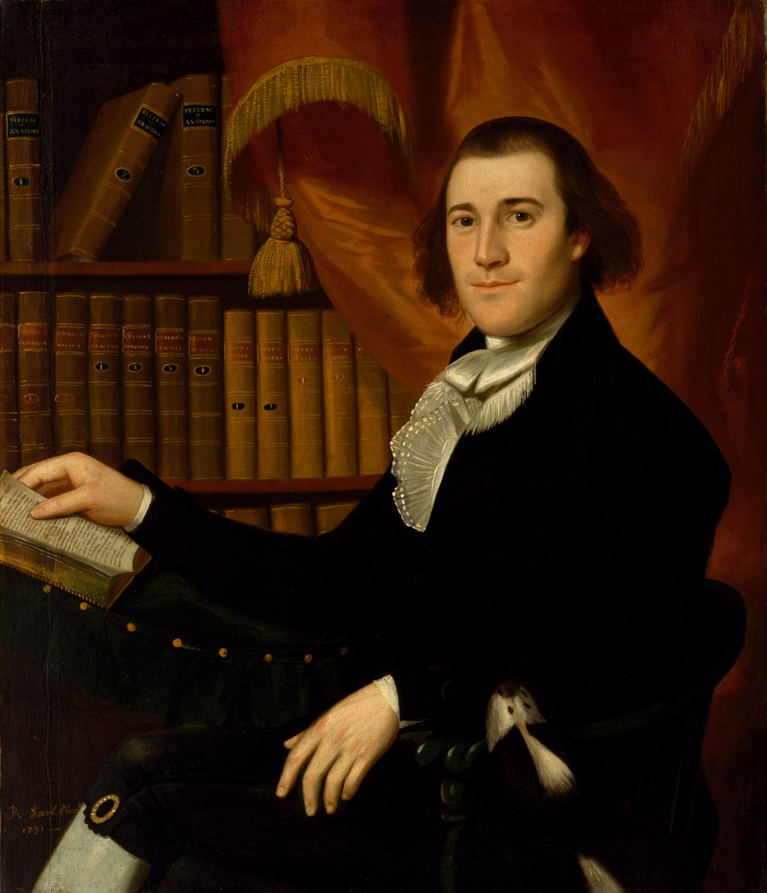 Tohtori Mason Fitch Cogswellin muotokuva, 1791 tekijältä Ralph Earl