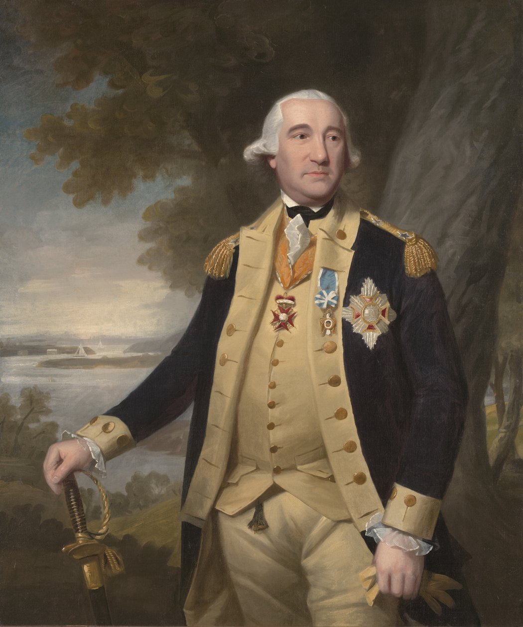 Paroni Friedrich Wilhelm Augustus von Steuben, noin 1786. tekijältä Ralph Earl or Earle