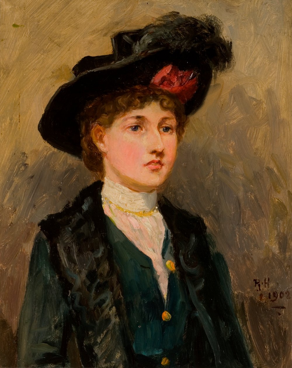 Elsie Wright, 1902 tekijältä Ralph Hedley