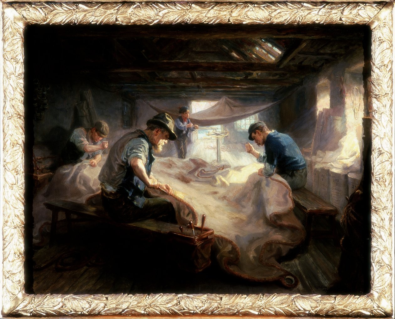 Purjeparvi, 1908 tekijältä Ralph Hedley
