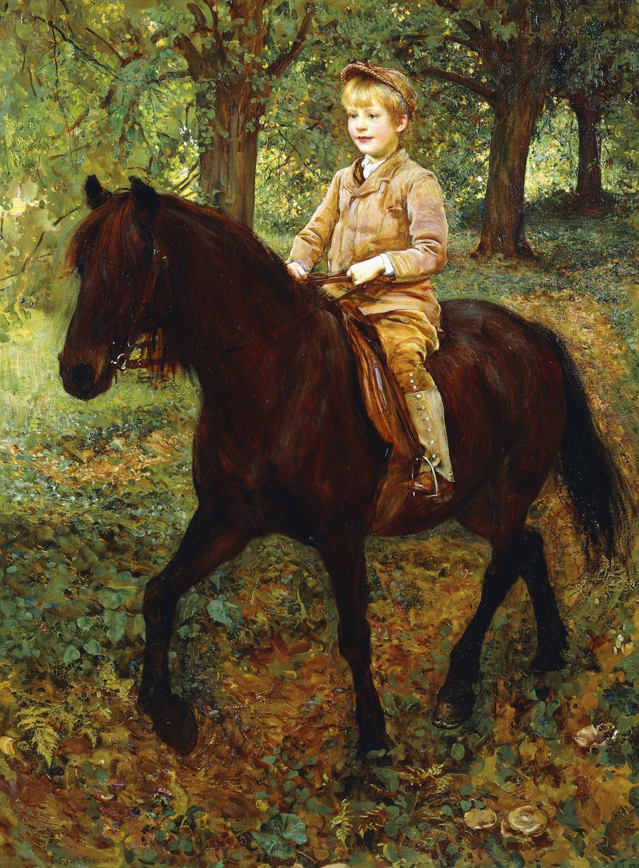 The Morning Ride (öljy kankaalle) tekijältä Ralph Peacock