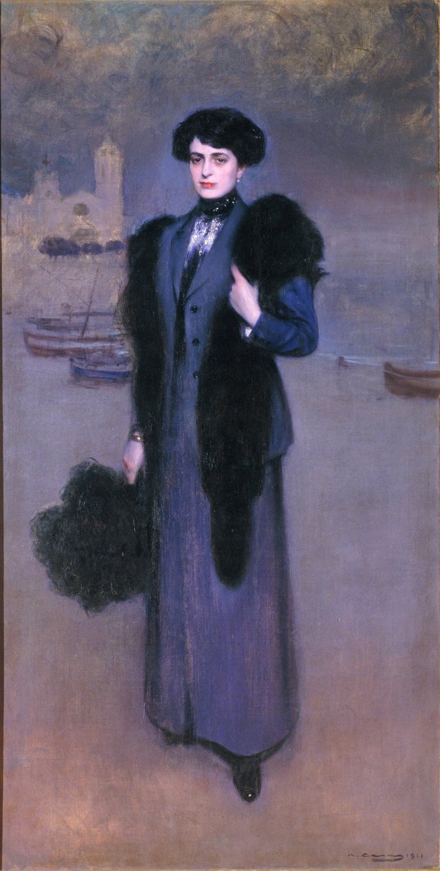 Dolors Vidalin muotokuva tekijältä Ramon Casas i Carbo