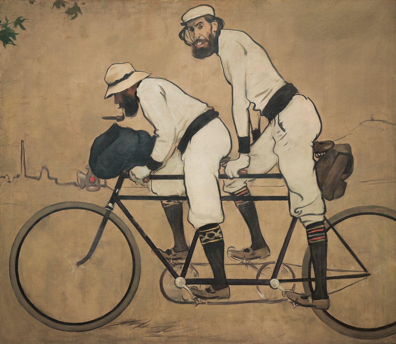 Ramon Casas ja Pere Romeu tandemina tekijältä Ramon Casas i Carbo