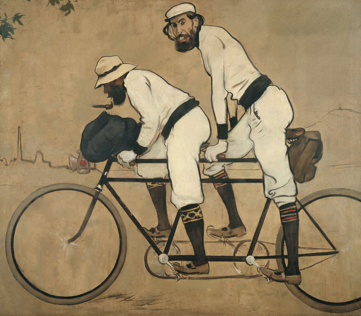 Ramon Casas ja Pere Romeu tandemina tekijältä Ramon Casas i Carbo
