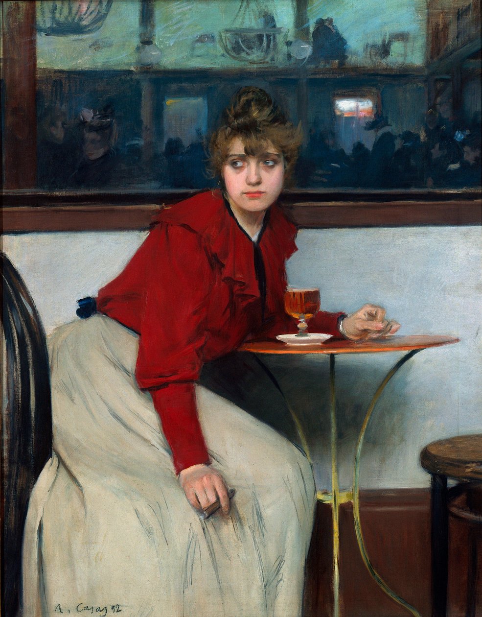 Moulin de la Galette tai La Madeleine. Ramon Casas i Carbon (1866-1932) maalaus tekijältä Ramon Casas i Carbo