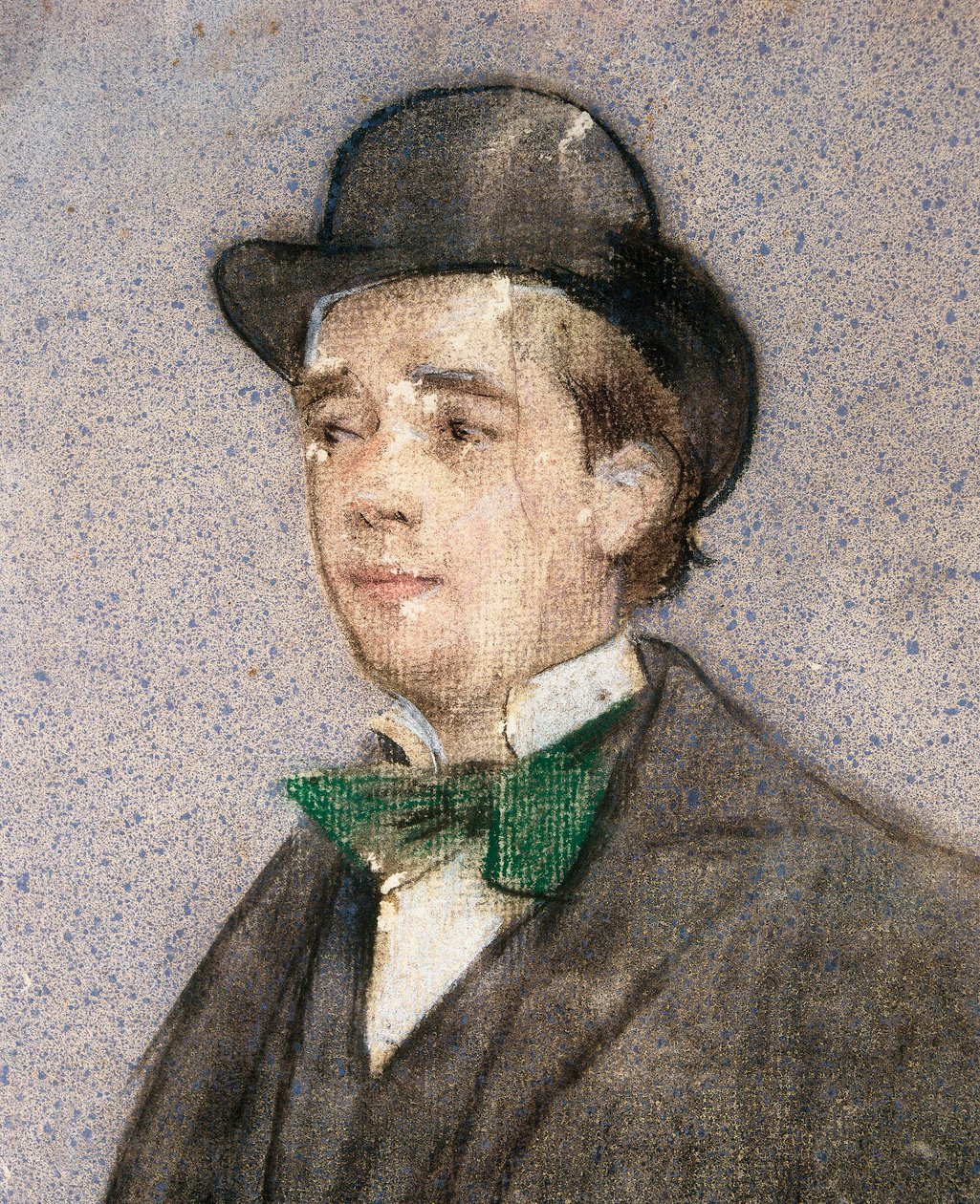 Adria Gualin (1872-1943) muotokuva espanjalainen näytelmäkirjailija tekijältä Ramon Casas i Carbo