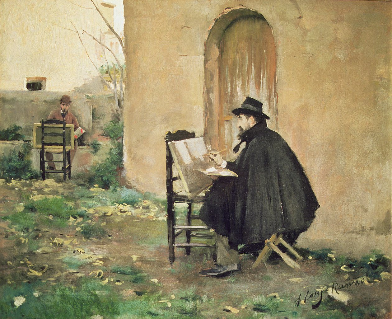 Rusinol ja Casas maalaus tekijältä Ramon and Rusinol Santiago (1861 1932) Casas