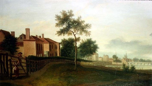 Thames Batterseasta (öljy) tekijältä Ramsay Richard Reinagle