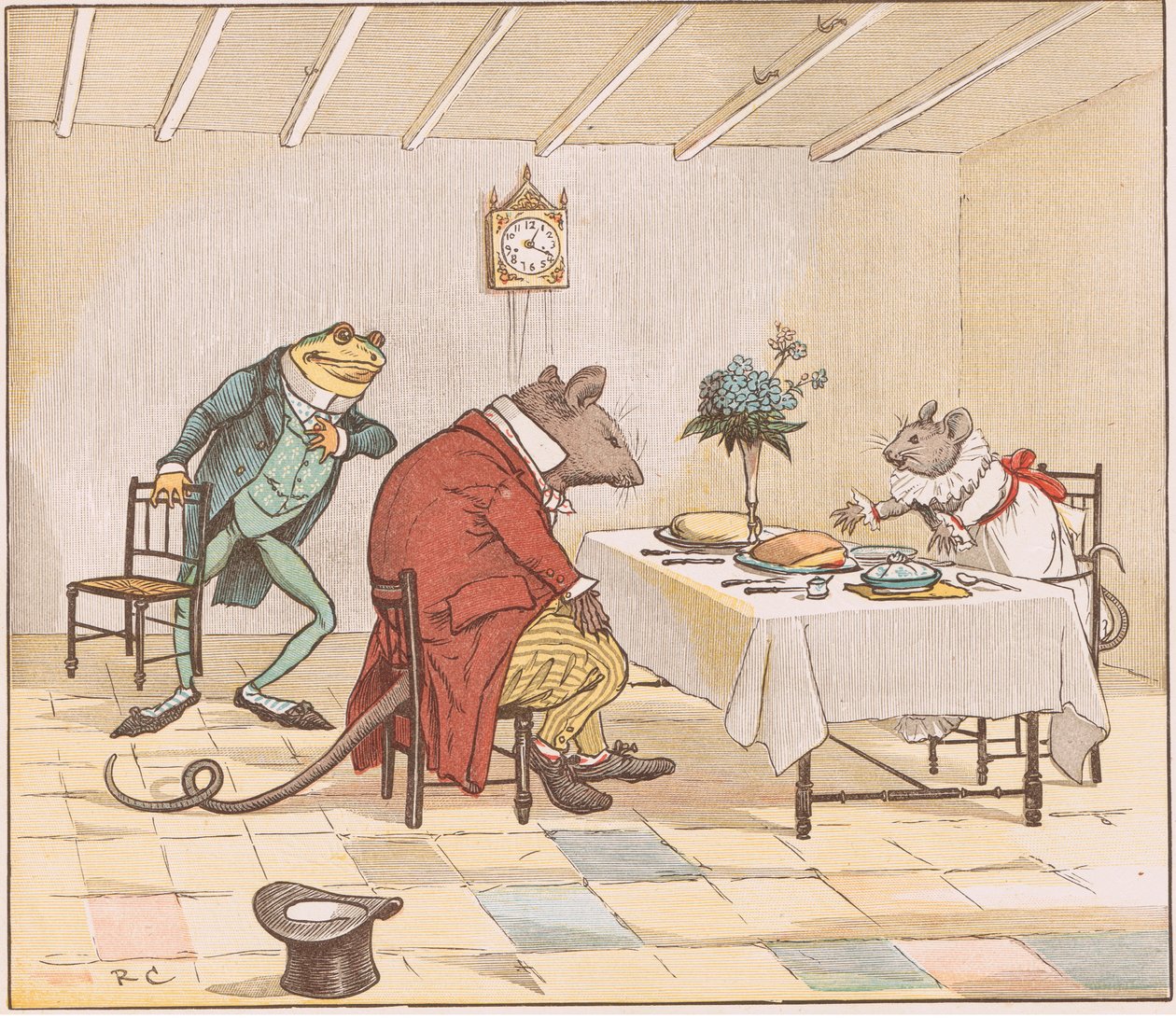 Rukoile, neiti hiiri, annatko meille olutta tekijältä Randolph Caldecott