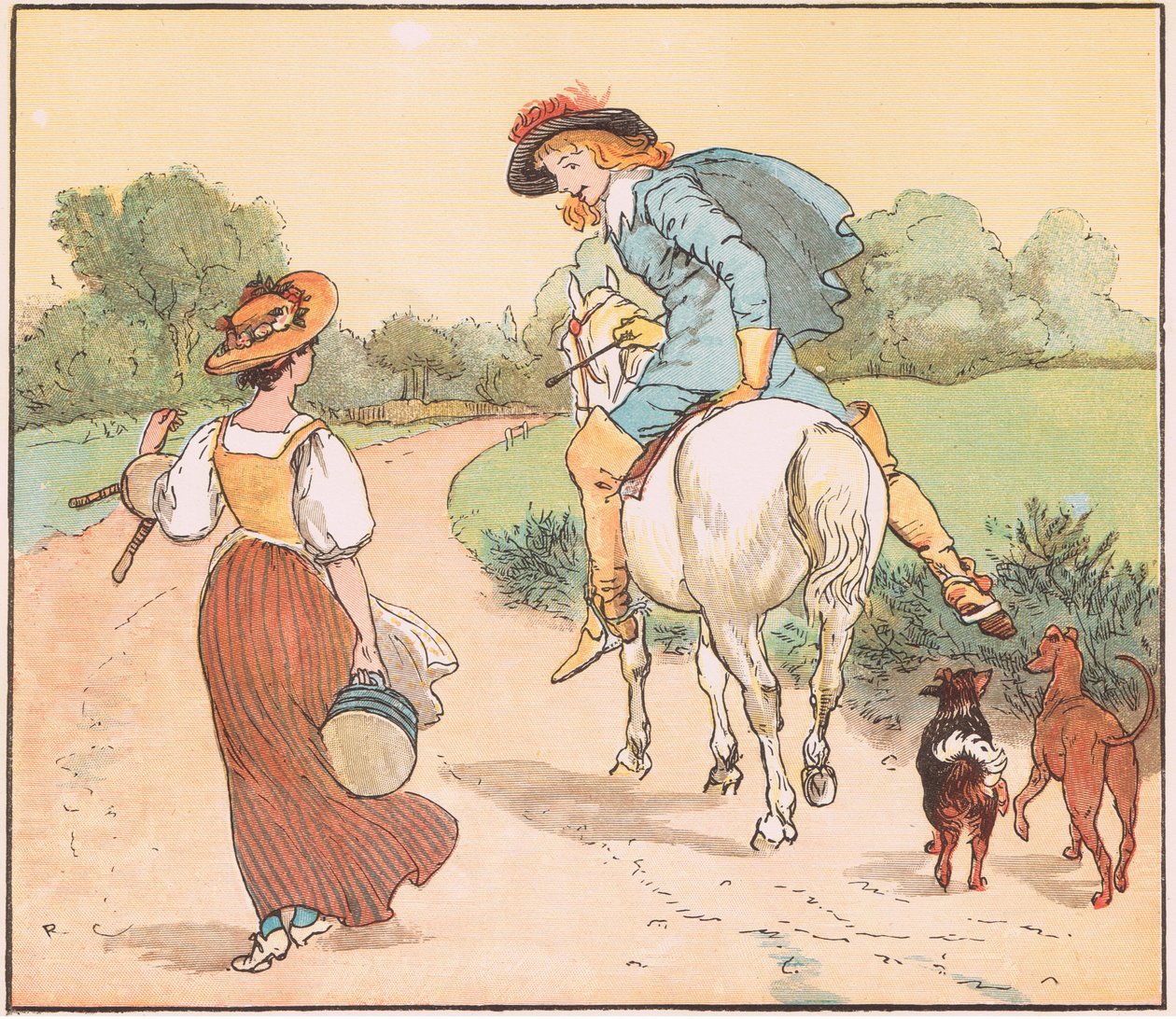 Menenkö kanssasi, kaunis neito... tekijältä Randolph Caldecott