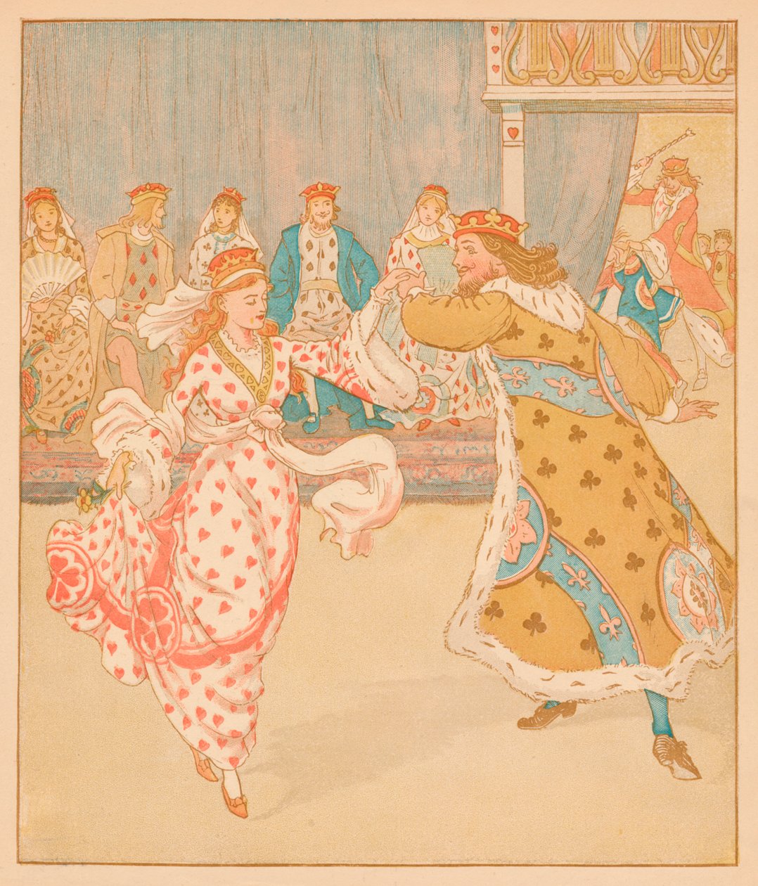 Ja voitti Knaven täysin, 1880. tekijältä Randolph Caldecott