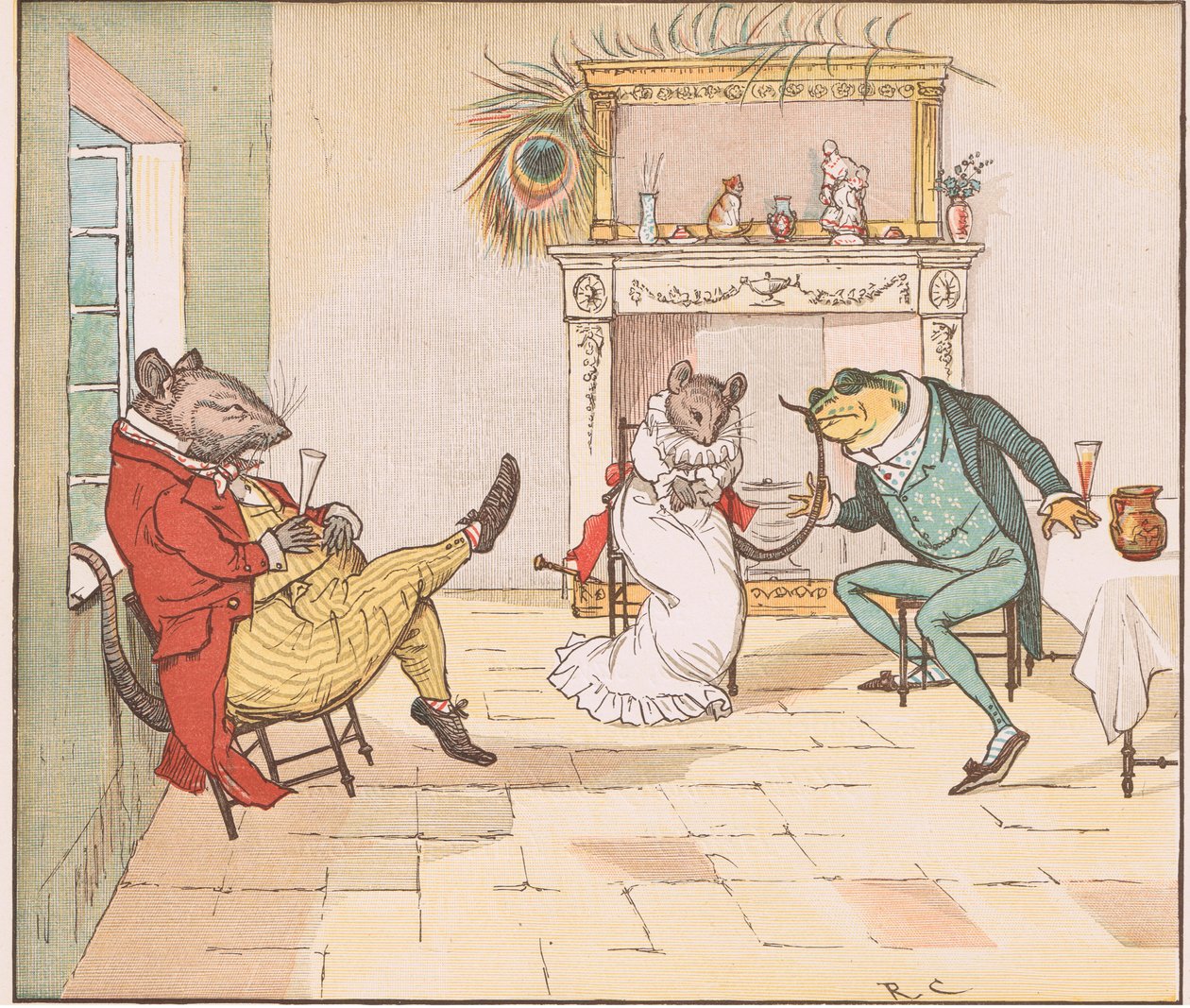 Rukoile, herra sammakko, annatko meille laulun tekijältä Randolph Caldecott