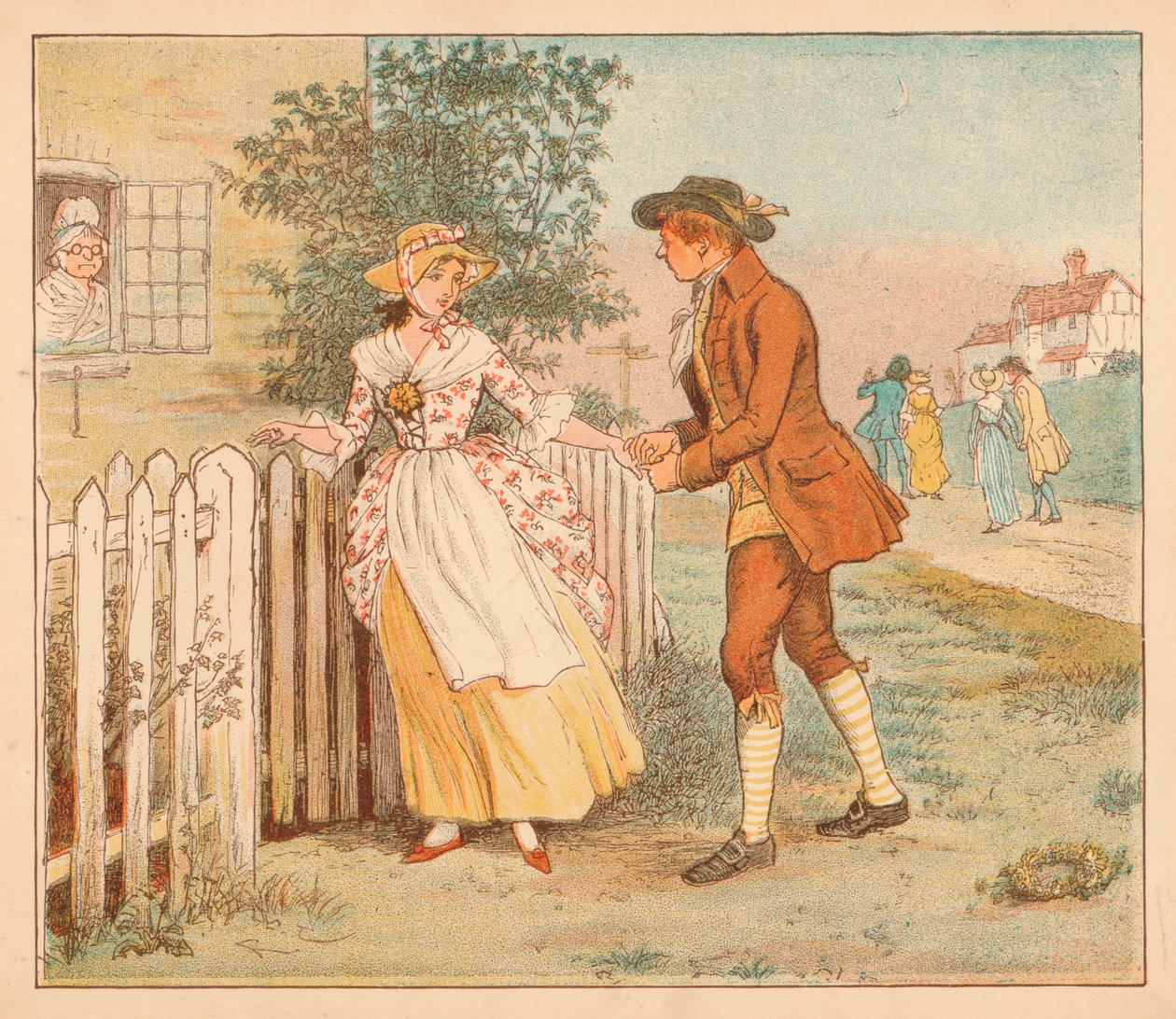 ...Jotkut makasivat matkalla, c1885, 1934. tekijältä Randolph Caldecott