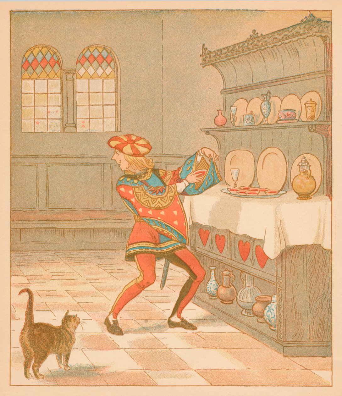 Sydänten roisto, Hän varasti nuo tortut 1880. tekijältä Randolph Caldecott