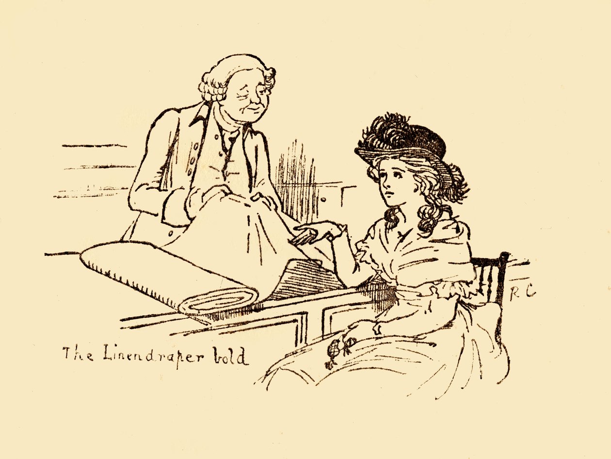 The Linendraper Bold, 1878, c1918. tekijältä Randolph Caldecott