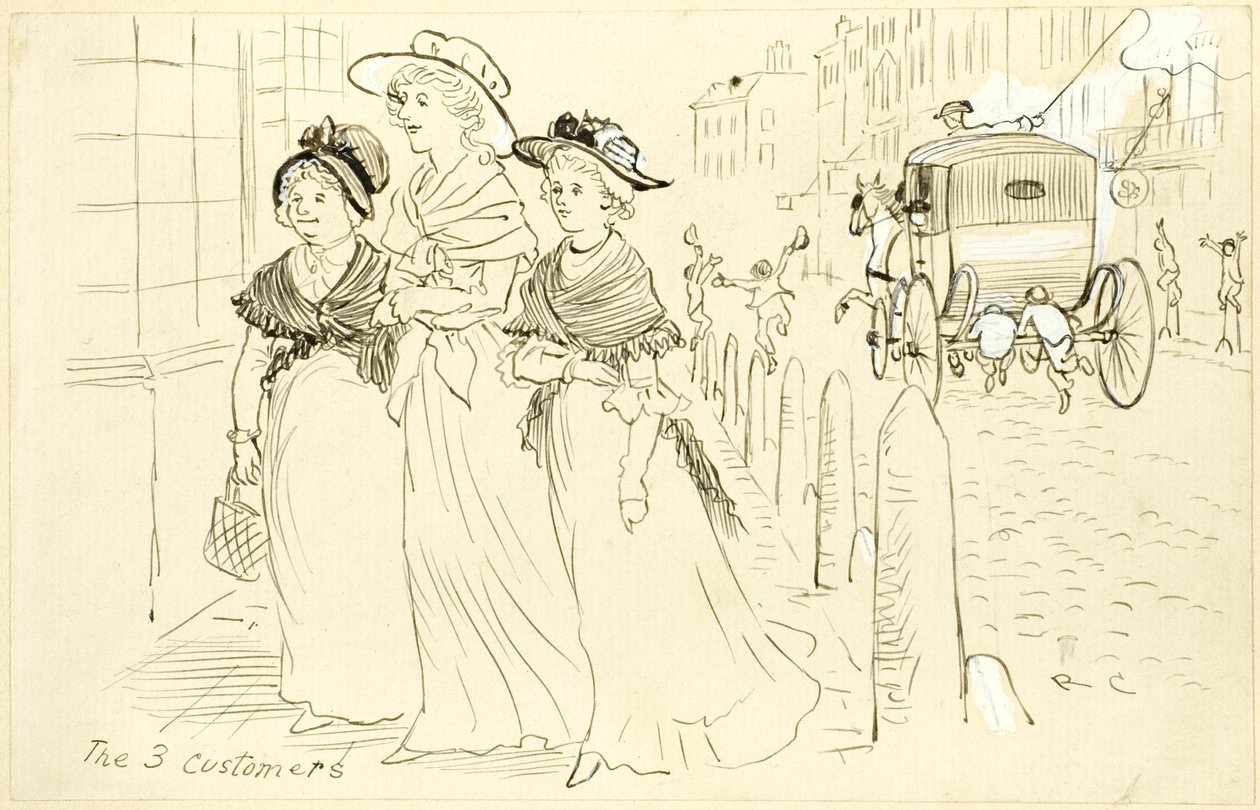 Kolme asiakasta tekijältä Randolph Caldecott