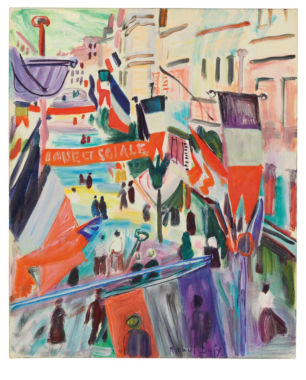 14. heinäkuuta Le Havre tekijältä Raoul Dufy