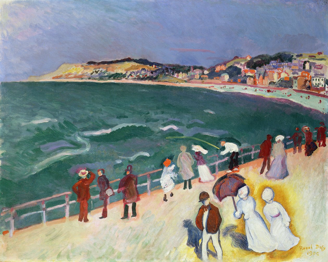 Promenadi laiturilla tekijältä Raoul Dufy