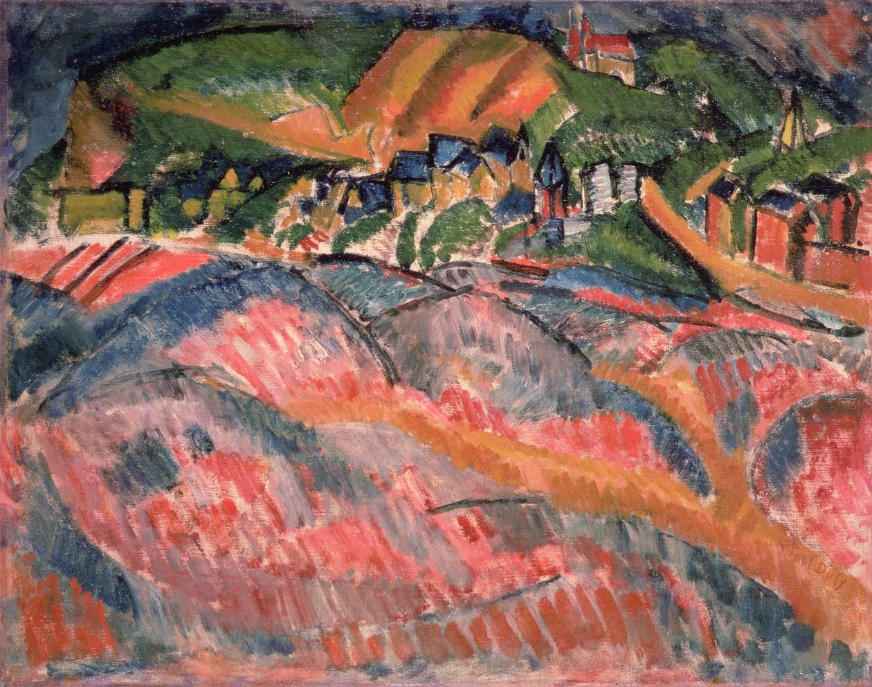 Sainte Adressein ranta tekijältä Raoul Dufy