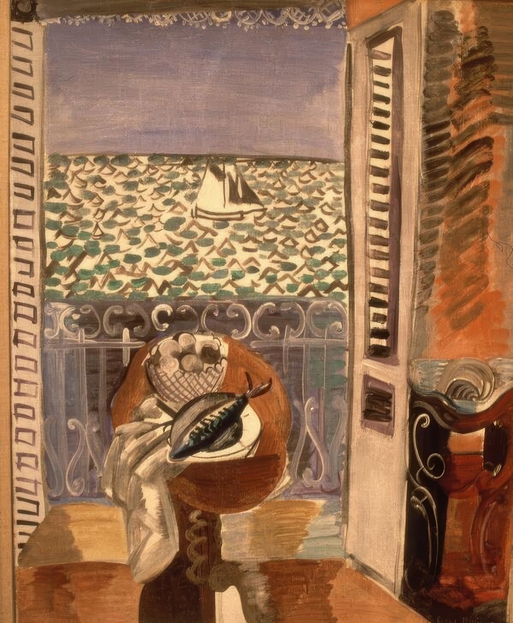 Näkymä ikkunan läpi tekijältä Raoul Dufy