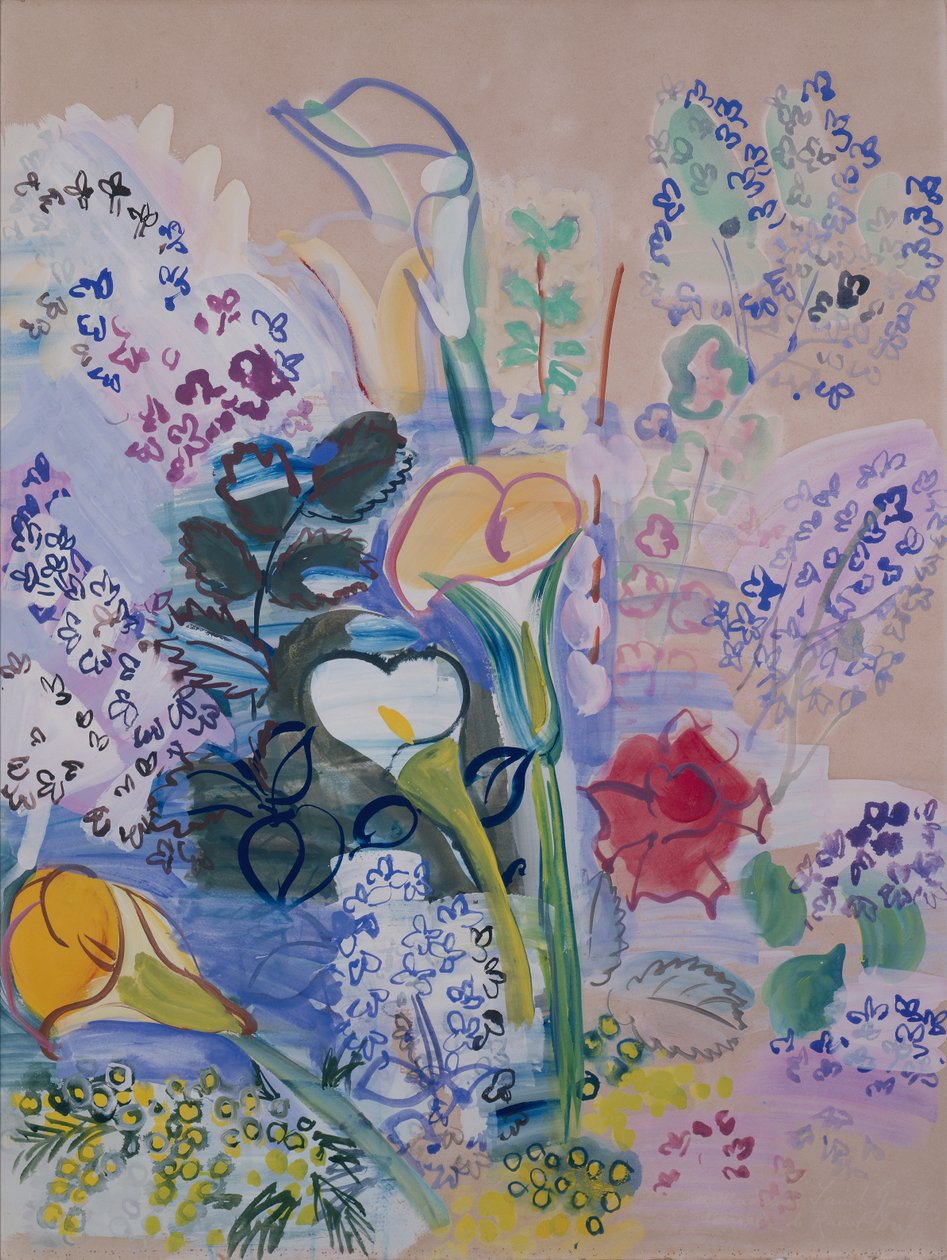 Arumikimppu (guassi paperille) tekijältä Raoul Dufy