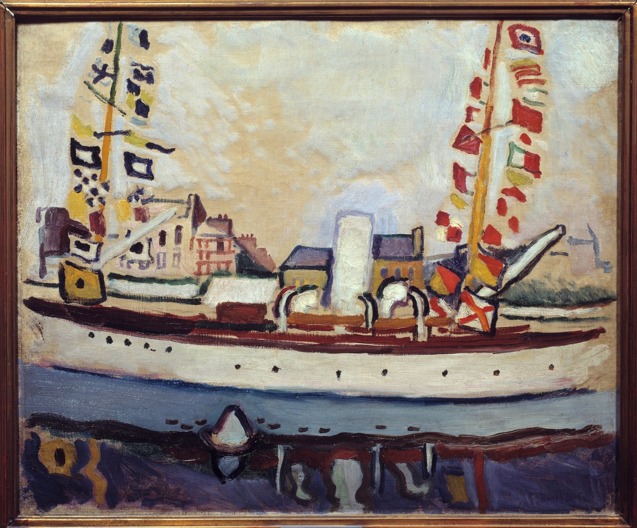 Bulwark-vene, 20. vuosisata (öljy kankaalle) tekijältä Raoul Dufy