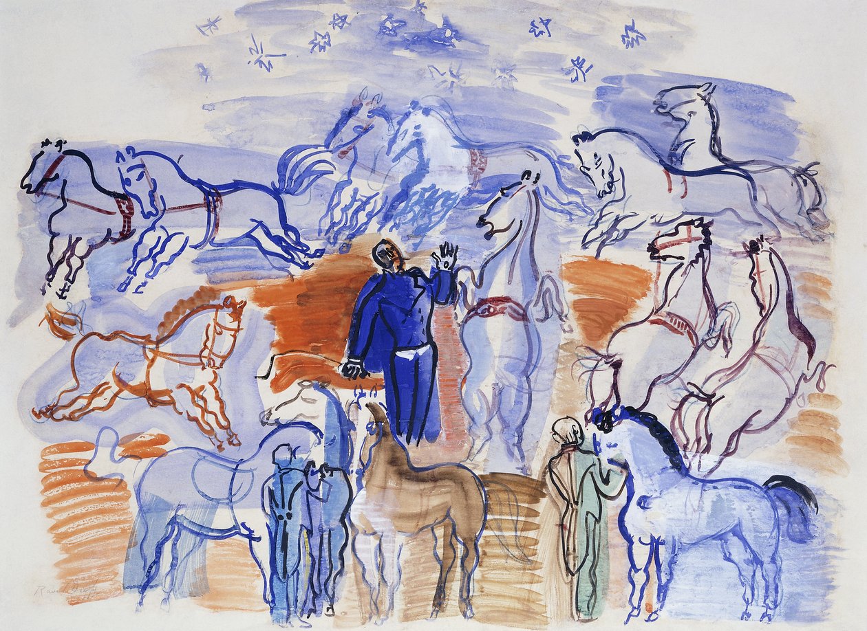 Sirkushevoset; Hevoset sirkuksessa tekijältä Raoul Dufy