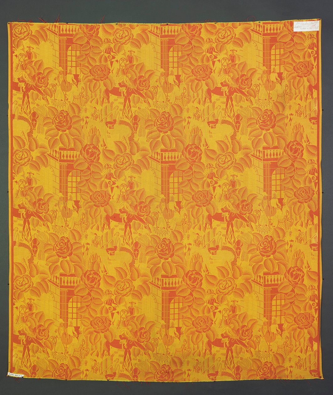 Jugendtyylinen kangas (tekstiili) tekijältä Raoul Dufy