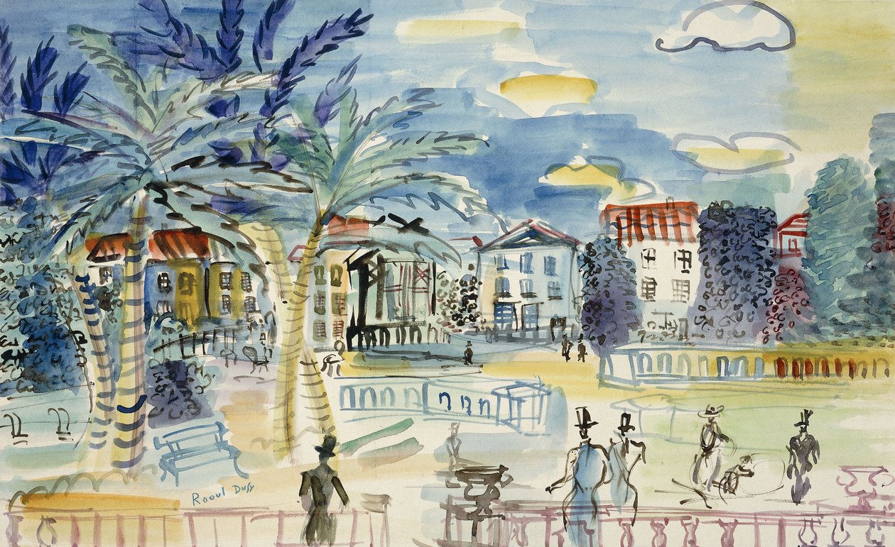 Elegants in the Park tekijältä Raoul Dufy