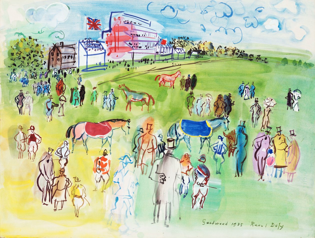 Goodwood Racecourse tekijältä Raoul Dufy