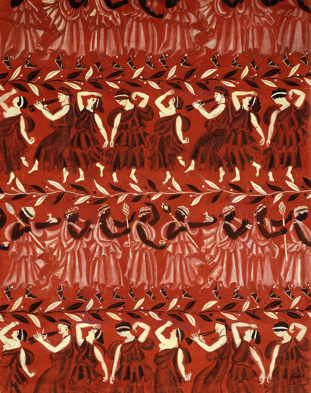 Kreikkalainen kulkue; La Procession Grecque tekijältä Raoul Dufy
