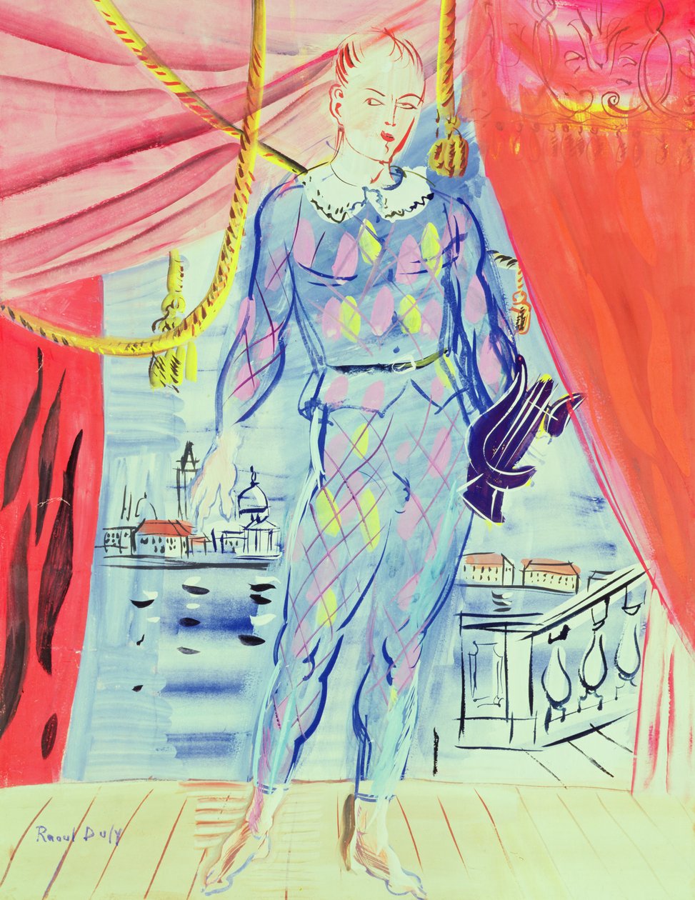 Harlekiini lyriikan kanssa tekijältä Raoul Dufy
