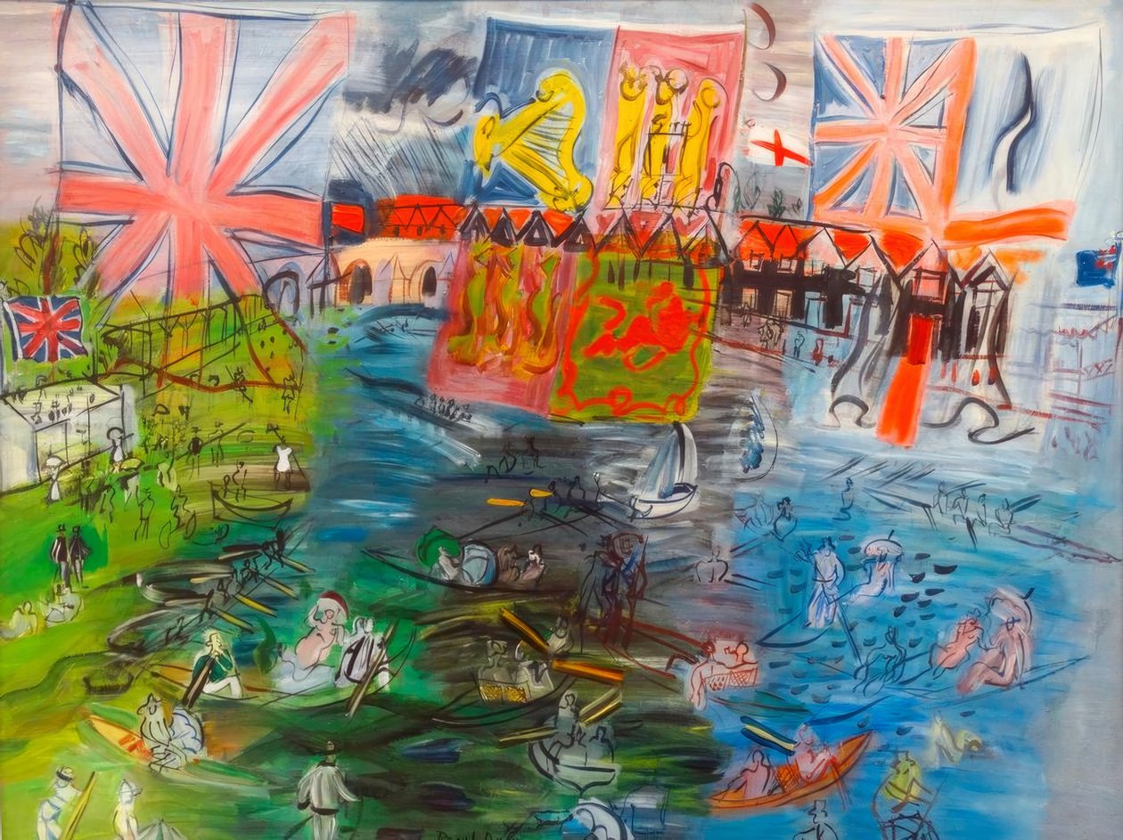 Henley, lippuregatta tekijältä Raoul Dufy