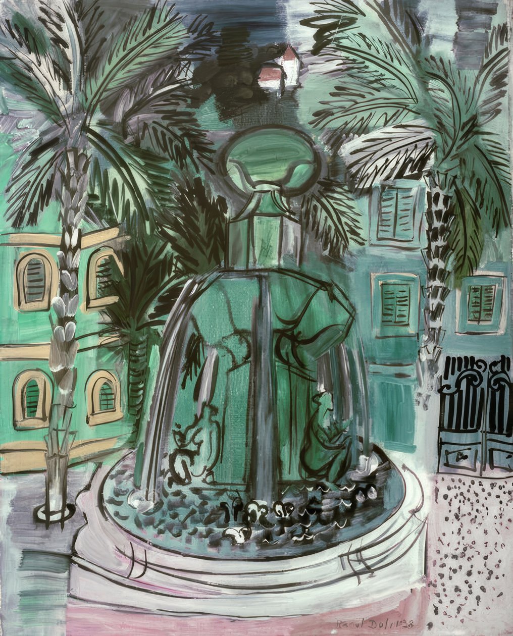 La Fontaine Hyèresissä tekijältä Raoul Dufy