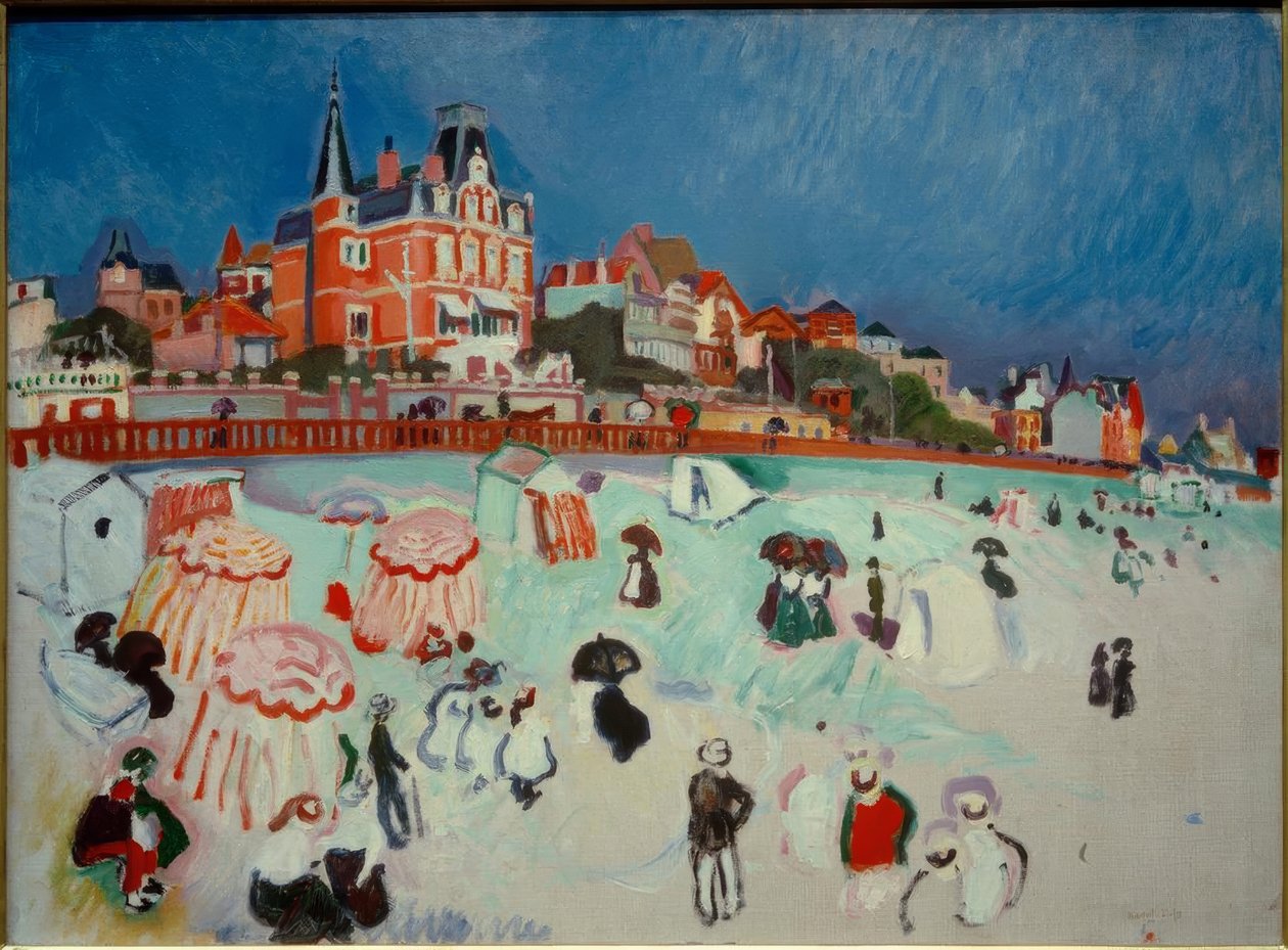 Sainte-Adresse Beach tekijältä Raoul Dufy