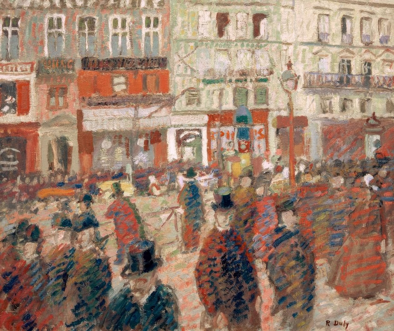 Boulevard Saint-Martin tekijältä Raoul Dufy