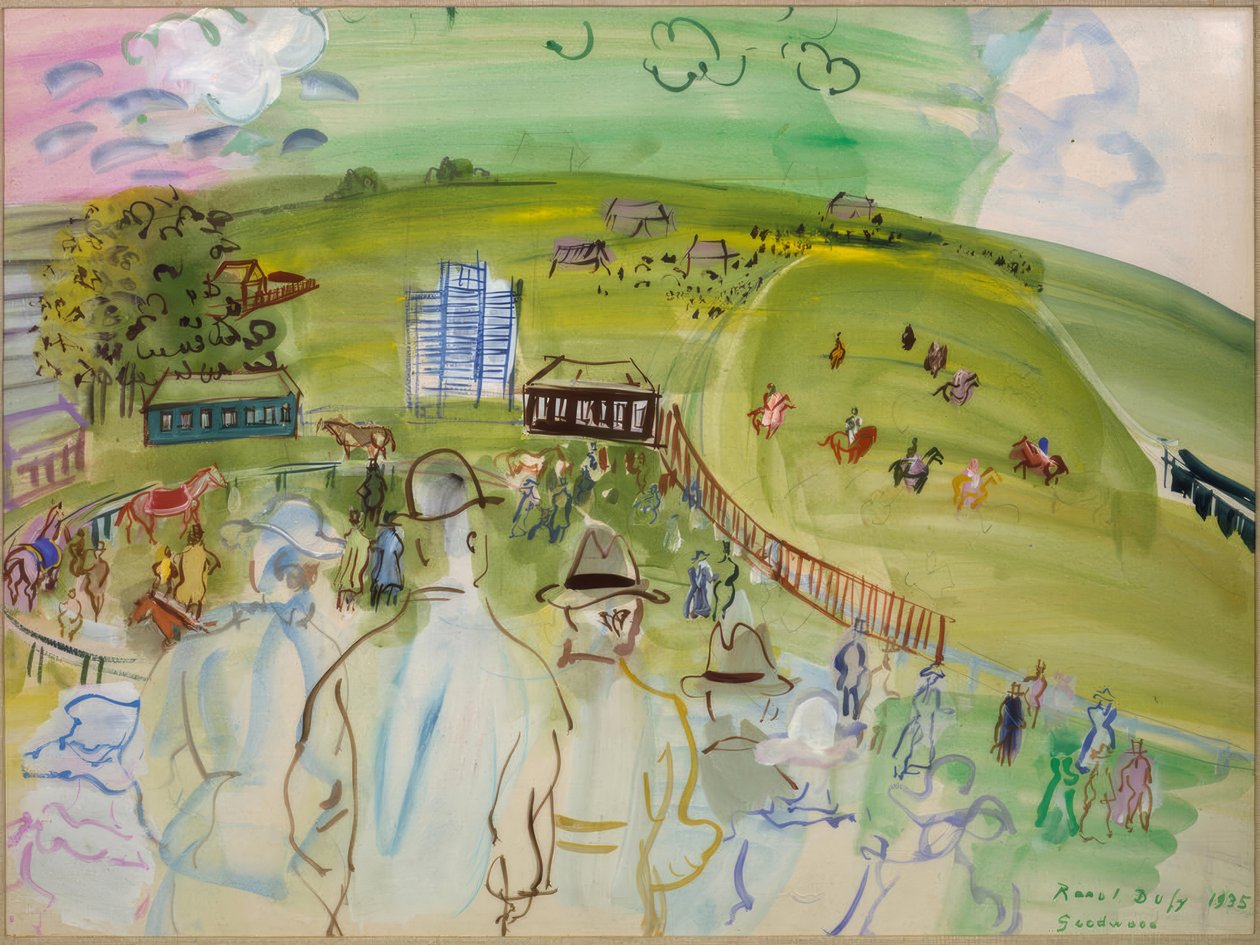 The Racecourse (Goodwood) tekijältä Raoul Dufy