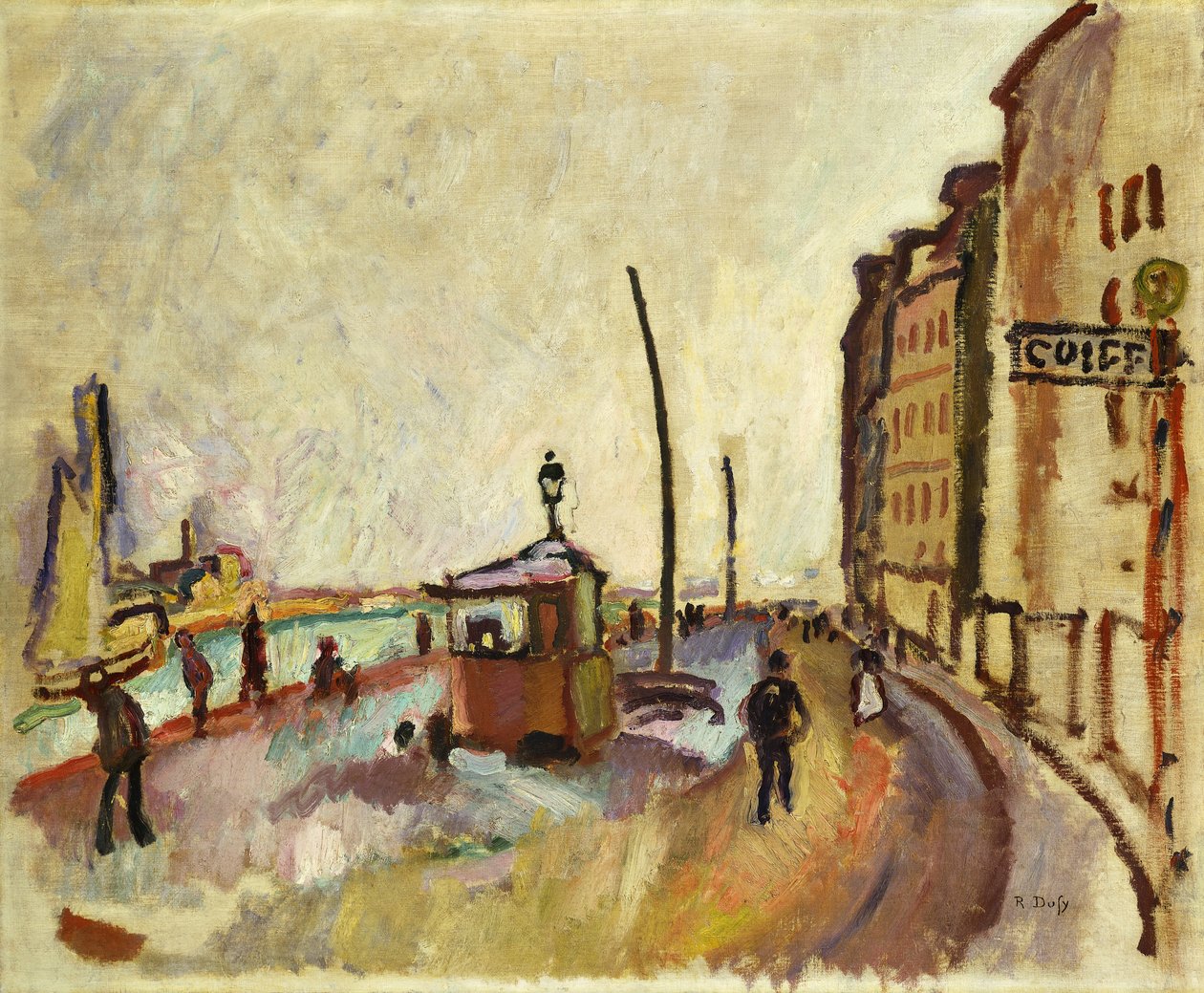 Le Havre, noin 1906-07 (öljy kankaalle). tekijältä Raoul Dufy