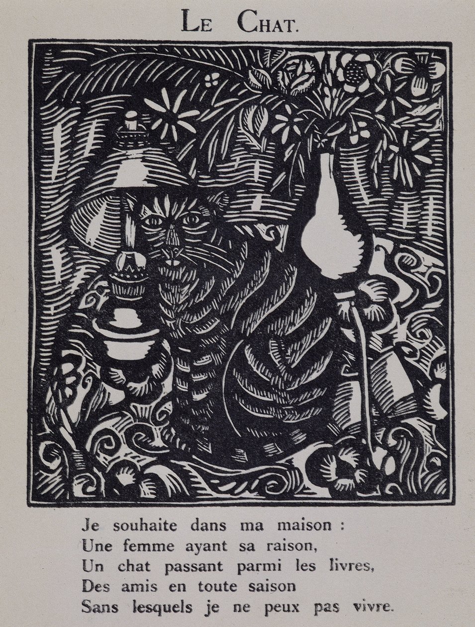 Kissa - teoksessa "Le Bestiaire ou cortege d