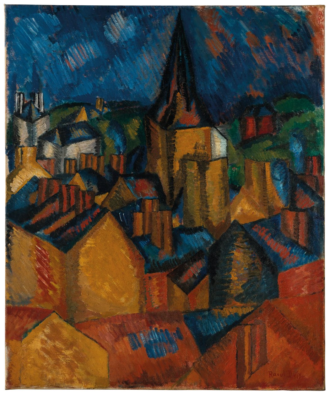 Kellotorni (Le Havren Pyhän Vincentin kirkko) tekijältä Raoul Dufy