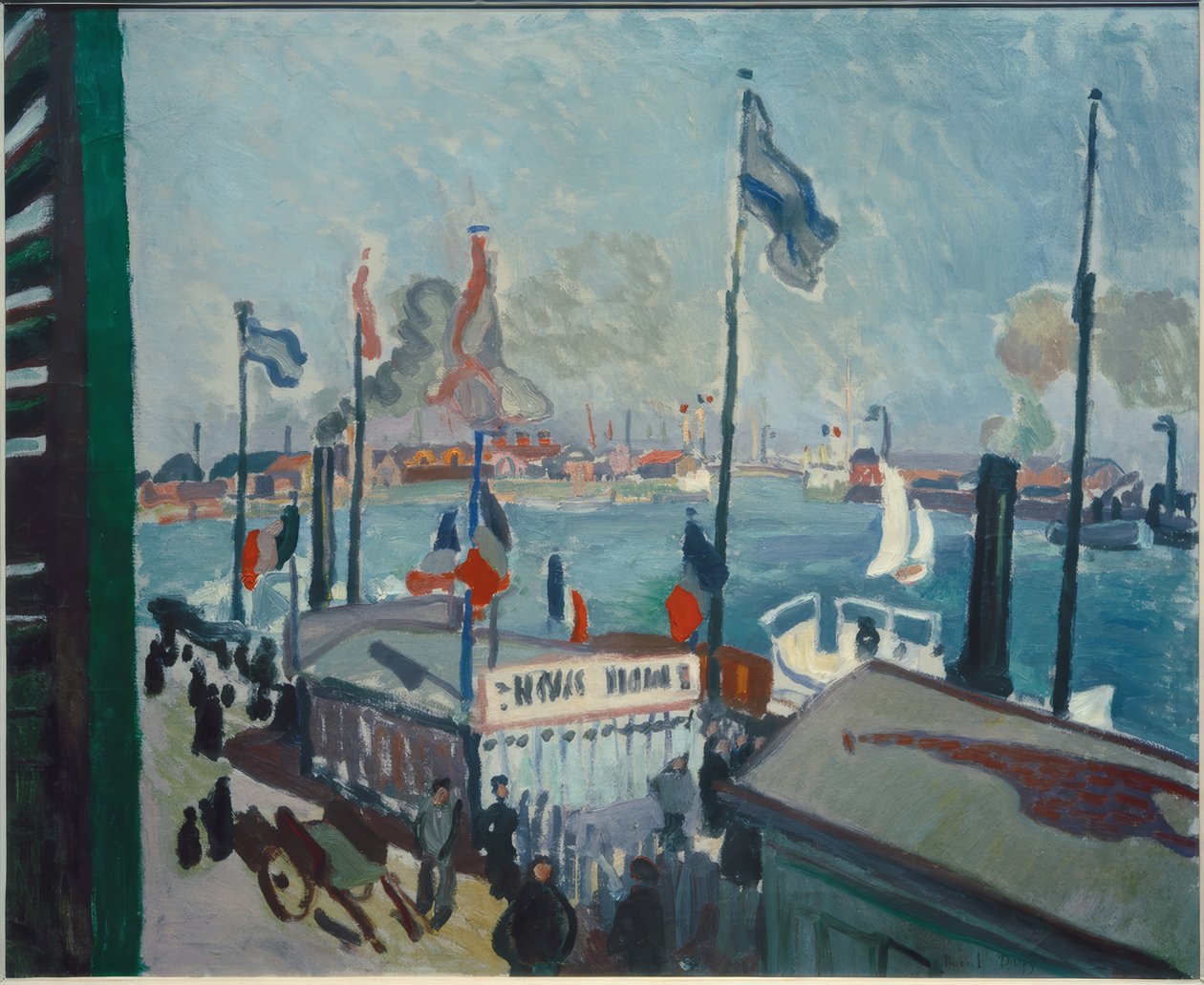 Le Havren satama tekijältä Raoul Dufy