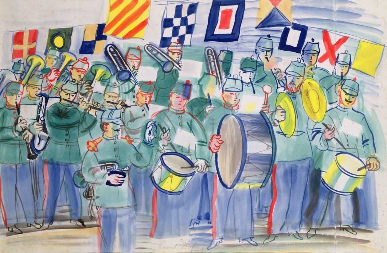 Musiikkia Le Havren tullitalossa tekijältä Raoul Dufy