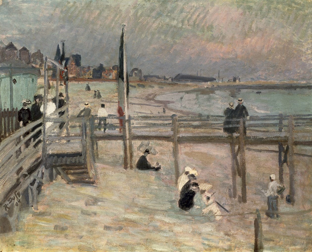 Sainte-Adresse rannalla tekijältä Raoul Dufy
