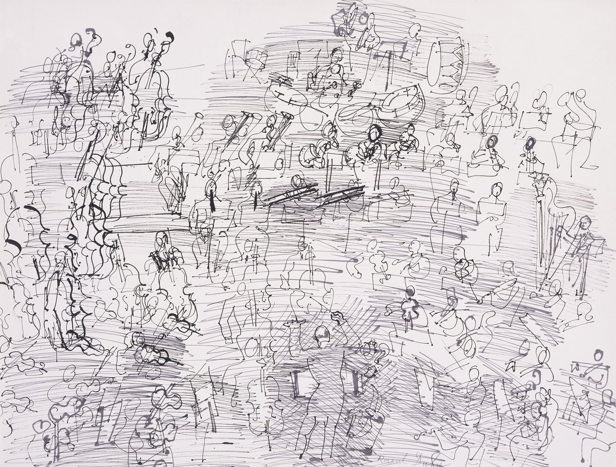 Orkesteri; Orchestre tekijältä Raoul Dufy