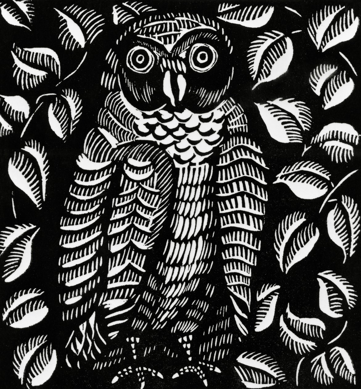 Pöllö, Guillaume Apollinairen runoon Le hibou, Le Bestiaire ou Cortege d