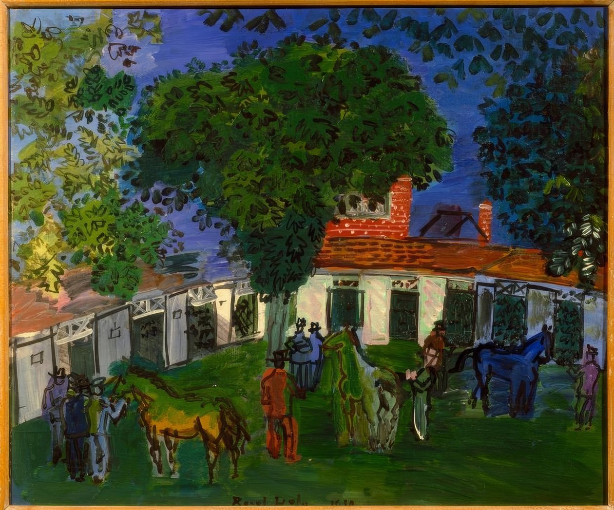 Paddock tekijältä Raoul Dufy
