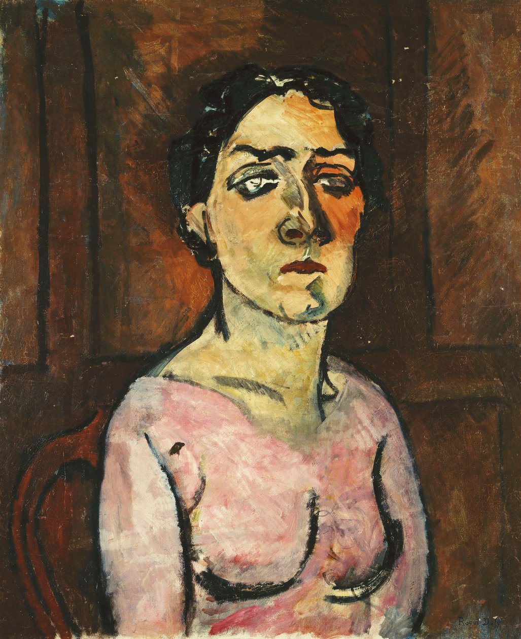 Madame Raoul Dufyn muotokuva, noin 1908-1909 (öljy kankaalle). tekijältä Raoul Dufy