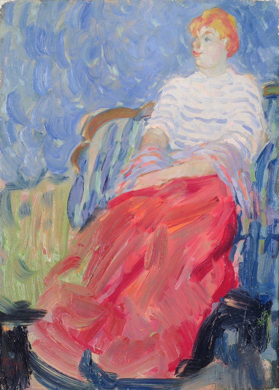 Muotokuva taiteilijan sisaresta, Suzanne Dufysta. tekijältä Raoul Dufy
