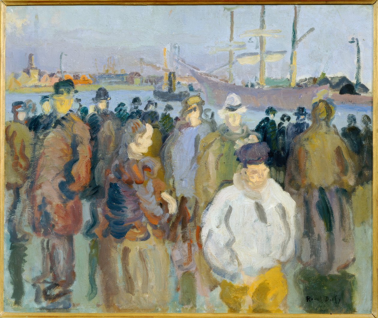 Rouenin laituri tekijältä Raoul Dufy